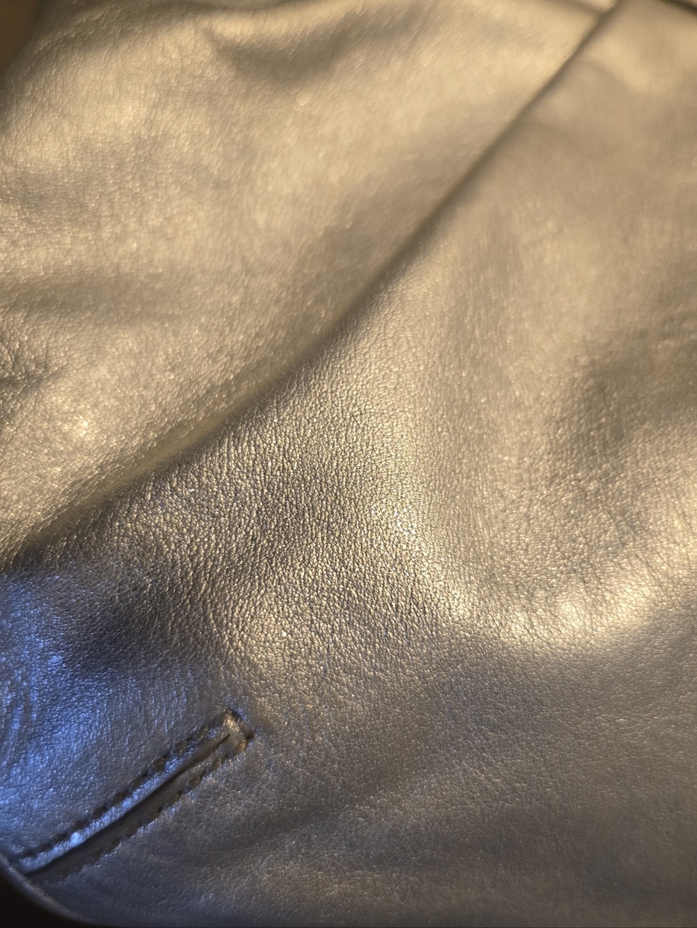 ​Coach Ergo Metallic Silver Pleated Leather Kisslock Satchel Bag 12231 - Picture 8 of 16